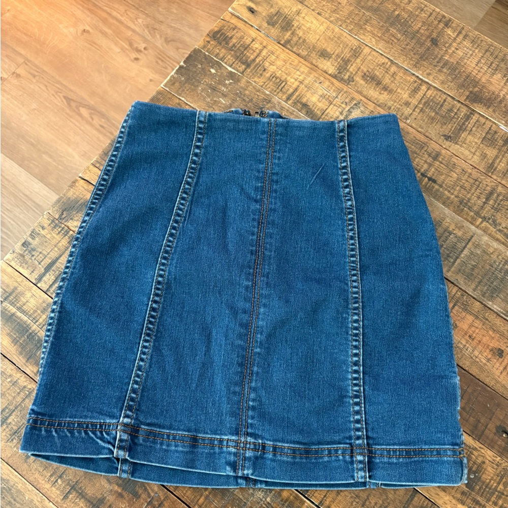 Free People Denim Skirt